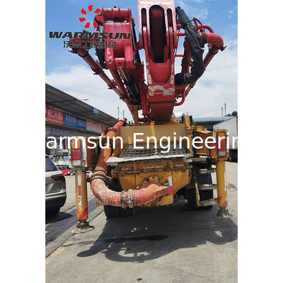 Used SANY Concrete Pump Truck Year 2018 Max. 37 M Horizontal Conveying Distance Support On-site Inspection