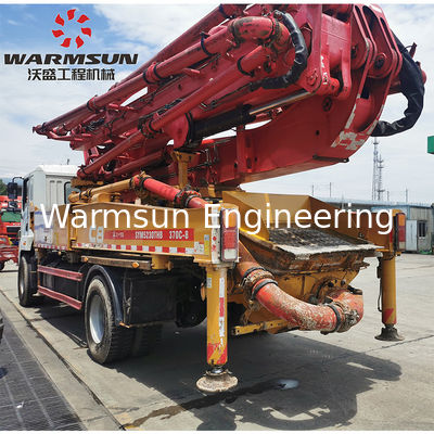Used SANY Concrete Pump Truck Year 2018 Max. 37 M Horizontal Conveying Distance Support On-site Inspection