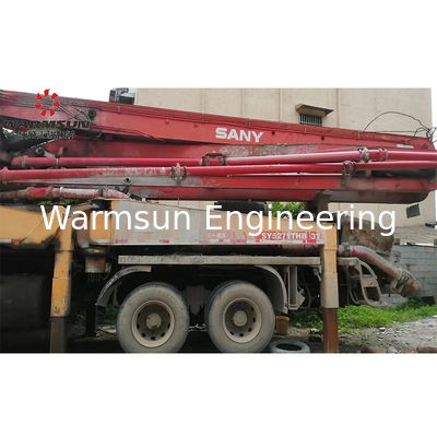 SANY Used 2007 Model 37-Meter Concrete Pump Truck Support and Max. Horizontal Conveying Distance 37 M