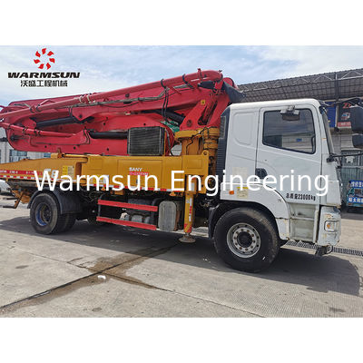 Used SANY Concrete Pump Truck Year 2018 Max. 37 M Horizontal Conveying Distance Support On-site Inspection