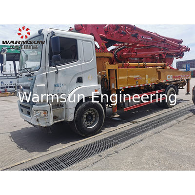 Used SANY Concrete Pump Truck Year 2018 Max. 37 M Horizontal Conveying Distance Support On-site Inspection